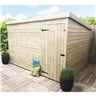 10 x 3 Pent Garden Shed -12mm Tongue and Groove Walls - Pressure Treated - Single Door - Windowless 