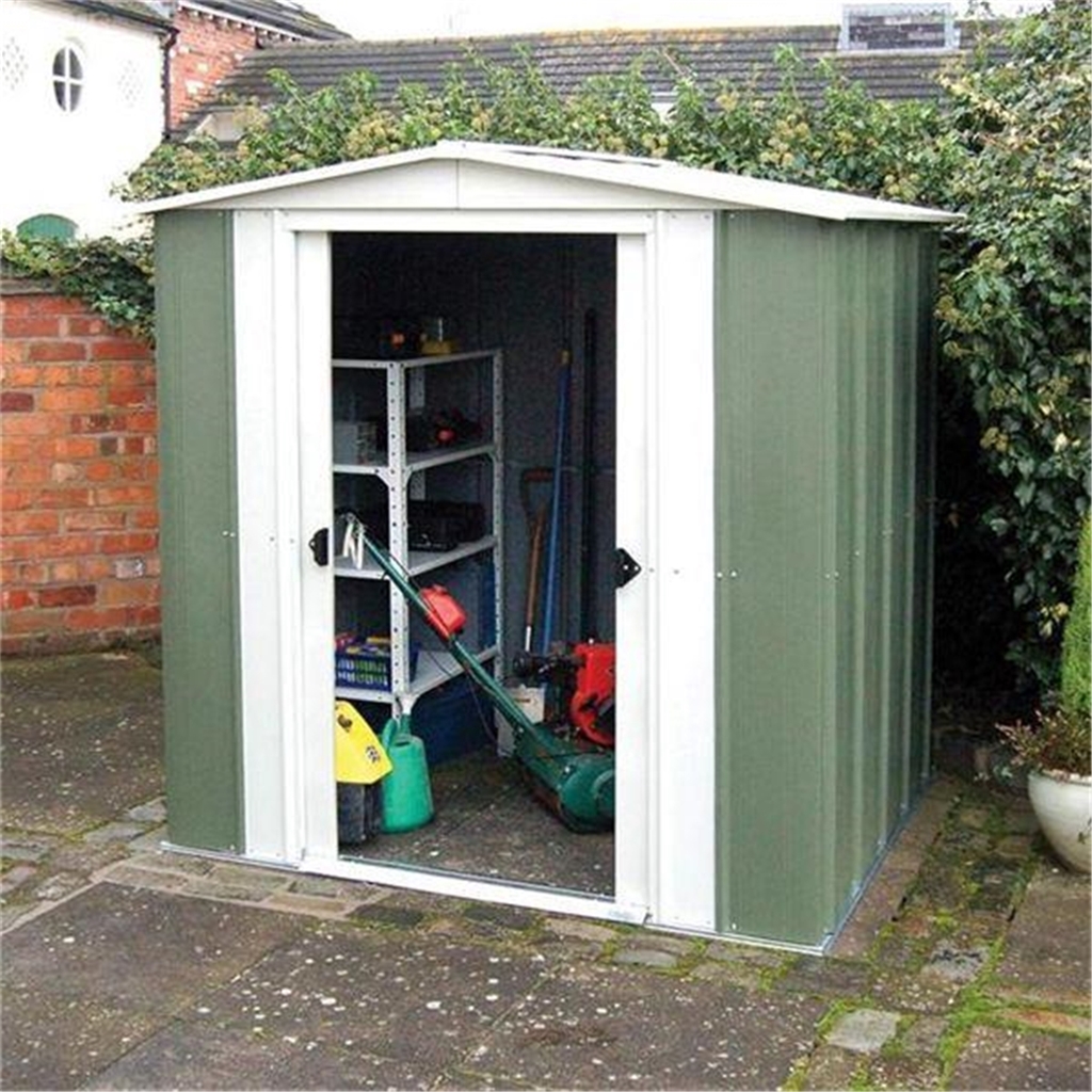 Metal sheds with floor and installation