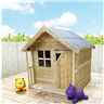 5 x 5 Eyrn Wooden Playhouse with Apex Roof, Single Door and Window