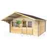 4.5m x 3.0m (15 x 10) Log Cabin (2081) - Double Glazing (34mm Wall Thickness)