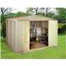 10 x 10 Deluxe Duramax Plastic PVC Shed With Steel Frame (3.19m x 3.19m)