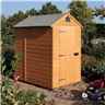 6 x 4 Deluxe Security Tongue and Groove Shed (12mm Tongue and Groove Floor)