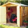 7 x 7 (2.05m x 2.05m) - Tongue & Groove - Apex Garden Shed / Workshop - 1 Opening Window - Double Doors - 12mm Tongue and Groove Floor