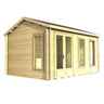 3.5m x 3.5m (12 x 12) Log Cabin (2039) - Double Glazing (70mm Wall Thickness)