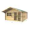 4m x 5m (13 x 16) Log Cabin (2061) - Double Glazing (44mm Wall Thickness)