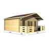 5m x 4m (16 x 13) Log Cabin (2092) - Double Glazing (44mm Wall Thickness)