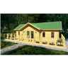 8.5m x 4.5m (28 x 15) Log Cabin (2127) - Double Glazing (70mm Wall Thickness)
