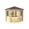 2.5m x 2.5m (8 x 8) Log Cabin (2036) - Double Glazing (70mm Wall Thickness)