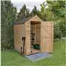 4 x 6 Pressure Treated Overlap Apex Shed