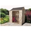 6 x 4 Reverse Overlap Apex Shed + Double Doors - INSTALLED **DISCONTINUED**