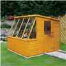8 x 6 (2.39m x 1.79m) - Tongue And Groove - Potting Shed With Opening Side Window