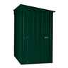 4 x 8 Lean To Heritage Green Metal Shed (1.13m X 2.34m)
