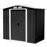 6 x 6 Value Apex Metal Shed - Anthracite Grey (2.02m x 1.82m)