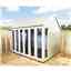 10 x 8 (2.99m x 2.39m) - Premier Reverse Wooden Summerhouse - Bifold Doors - 12mm T&G Walls - Floor - Roof 