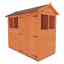 8 X 4 Tongue And Groove Shed with Double Doors (12mm Tongue And Groove Floor And Apex Roof)
