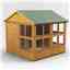  8 x 8 Premium Tongue And Groove Apex Potting Shed - Single Door - 16 Windows - 12mm Tongue And Groove Floor And Roof