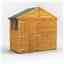 4 x 8 Premium Tongue and Groove Apex Shed - Double Doors - 4 Windows - 12mm Tongue and Groove Floor and Roof