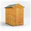 6 x 4 Premium Tongue And Groove Apex Shed - Single Door - Windowless - 12mm Tongue And Groove Floor And Roof