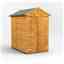 6 x 4 Premium Tongue And Groove Apex Shed - Double Doors - Windowless - 12mm Tongue And Groove Floor And Roof