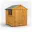 6 x 6 Premium Tongue And Groove Apex Shed - Single Door - 2 Windows - 12mm Tongue And Groove Floor And Roof
