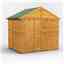 6 x 8  Premium Tongue and Groove Apex Shed - Single Door - Windowless - 12mm Tongue and Groove Floor and Roof