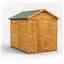 8 x 6 Premium Tongue And Groove Apex Shed - Double Doors - Windowless - 12mm Tongue And Groove Floor And Roof
