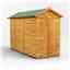 10 x 4 Premium Tongue And Groove Apex Shed - Double Doors - Windowless - 12mm Tongue And Groove Floor And Roof