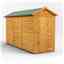 12 x 4 Premium Tongue And Groove Apex Shed - Single Door - Windowless - 12mm Tongue And Groove Floor And Roof
