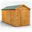 14 x 6 Premium Tongue And Groove Apex Shed - Double Doors - Windowless - 12mm Tongue And Groove Floor And Roof
