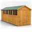 18 x 6 Premium Tongue And Groove Apex Shed - Single Door - 8 Windows - 12mm Tongue And Groove Floor And Roof