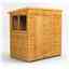 6 x 4 Premium Tongue And Groove Pent Shed - Single Door - 2 Windows - 12mm Tongue And Groove Floor And Roof