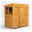 6 x 4 Premium Tongue And Groove Pent Shed - Double Doors - 2 Windows - 12mm Tongue And Groove Floor And Roof
