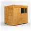 7 x 5 Premium Tongue And Groove Pent Shed - Single Door - 2 Windows - 12mm Tongue And Groove Floor And Roof