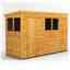 10 x 4 Premium Tongue And Groove Pent Shed - Single Door - 4 Windows - 12mm Tongue And Groove Floor And Roof