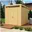 8 X 8 Pent Security Shed - Double Doors - 19mm Tongue And Groove Walls & Floor