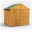 6 x 8 Security Tongue and Groove Apex Shed - Double Doors - 2 Windows - 12mm Tongue and Groove Floor and Roof