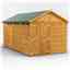 14 x 8 Security Tongue and Groove Apex Shed - Double Doors - 6 Windows - 12mm Tongue and Groove Floor and Roof