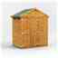 4 x 6  Security Tongue and Groove Pent Shed - Double Door - 12mm Tongue and Groove Floor and Roof