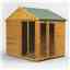 6 x 8  Premium Tongue and Groove Apex Summerhouse - Double Doors - 12mm Tongue and Groove Floor and Roof