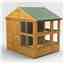 6 x 8 Premium Tongue and Groove Apex Potting Shed - Double Door - 14 Windows - 12mm Tongue and Groove Floor and Roof	