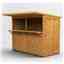 8 x 4 Premium Tongue And Groove Market Kiosk Bar - Single Door - 12mm Tongue And Groove Floor And Roof