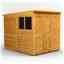 6 x 8 Premium Tongue And Groove Pent Shed - Double Doors - 2 Windows - 12mm Tongue And Groove Floor And Roof