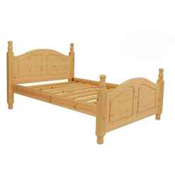 Super-King Size Premier Oslo Pine Low End Bed - 6ft - Free Delivery*