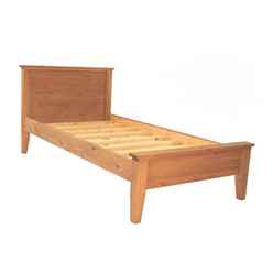 Single Premier Lisbon Pine Low End Bed - 3ft - Free Delivery*