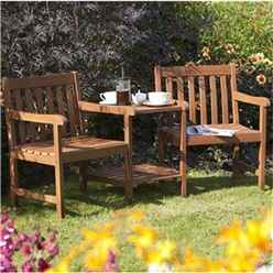 Deluxe Hampton Hardwood Companion Seat