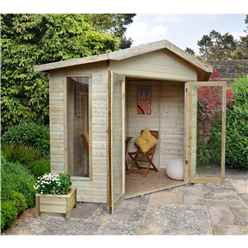 8ft x 8ft Honeybourne Summerhouse - Assembled