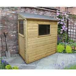 6ft x 3ft Shiplap Pressure Treated Wall Shed