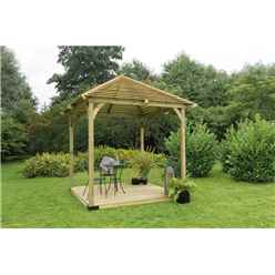 10 x 10 Venetian Pavilion with Decking