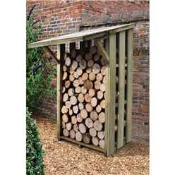 Small Flip Roof Log Store