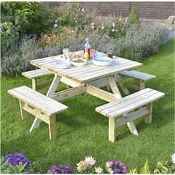 Deluxe Square Picnic Table